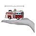 Old World Christmas Fire Truck Glass Blown Ornament for Christmas Tree, Handcrafted Holiday Decoration, Firefighter Collection