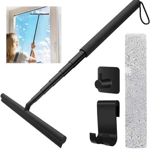 GAESHOW Tergivetro per Doccia Estensibile 30-140cm, 2 in 1 Tira