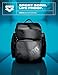 ARENA One Go Backpack Swimmers Athletes Sports Gym Rucksack Multisport Daypack Large Size Training Gear Equipment Swim Bag for Men and Women, 45 Liters, Black