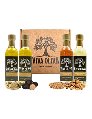 Set de cuatro aceites gourmet Viva Oliva 60ml miniatura 2