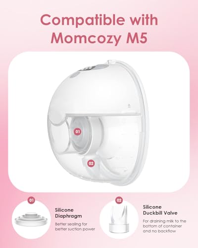 Repuestos para extractor Momcozy M5, 4 diafragmas y 6 válvulas miniatura 2