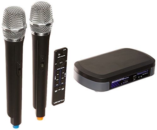 VocoPro - Mezclador digital de karaoke con micrófonos inalámbricos y receptor Bluetooth (TabletOke-II) Cover