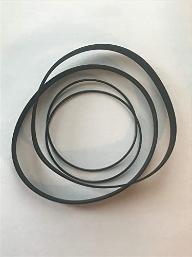 New 4 Belt Replacement Belt Set for Sony TC-WE425 Dual Deck Cassette Player