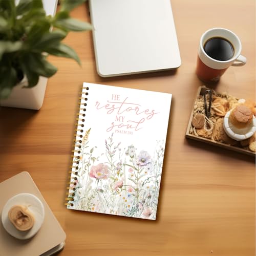 Journal chrétien PSALM 23:3 Guymn carnet de notes à spirales - 5