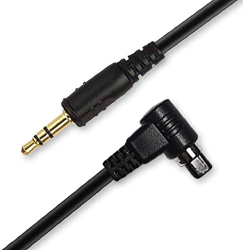 Pixel Cable de Conexión Mando a Distancia 3,5mm N3 para Pixel TW 283 para Canon R5, 6D II, 1DX II, 1DX III, 1DS III, 1DS II, 1D C, 1D IV, 1D III, 1D II N, 5D III, 5D IV, 6D, 7D II, 50D