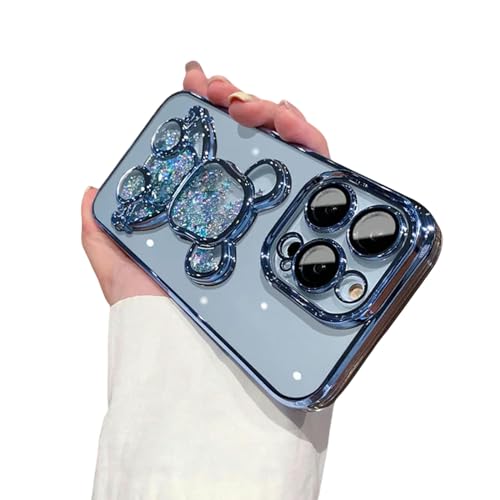 Coque iPhone 15 antichoc pour éviter les rayures avec style ours mignon