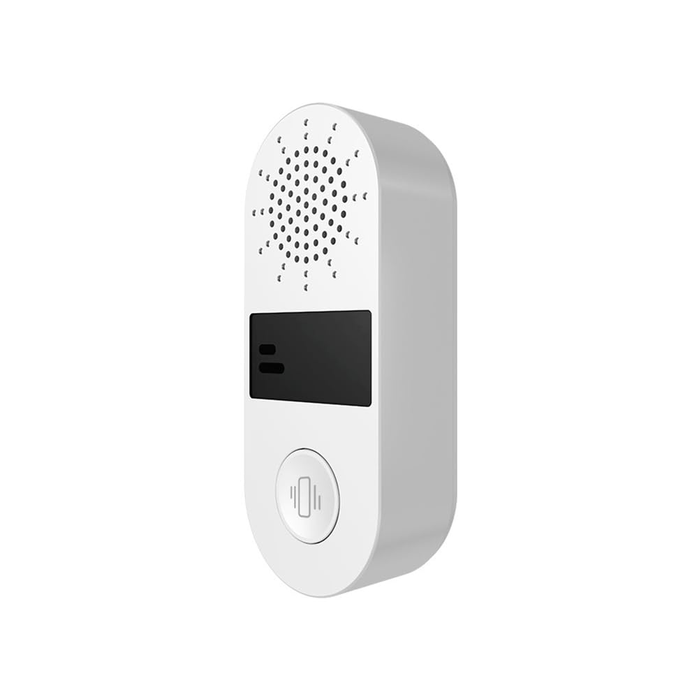 Jnchdghwa As Shown Tuya Wifi Vibration Sensor 130Db Sound Light Alarm Smart App Real-Time Vibration Reminder Home Security Shock Detector Detection System