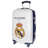Real Madrid RM 1902 Equipaje Infantil, 67 cm, 53 litros, Blanco
