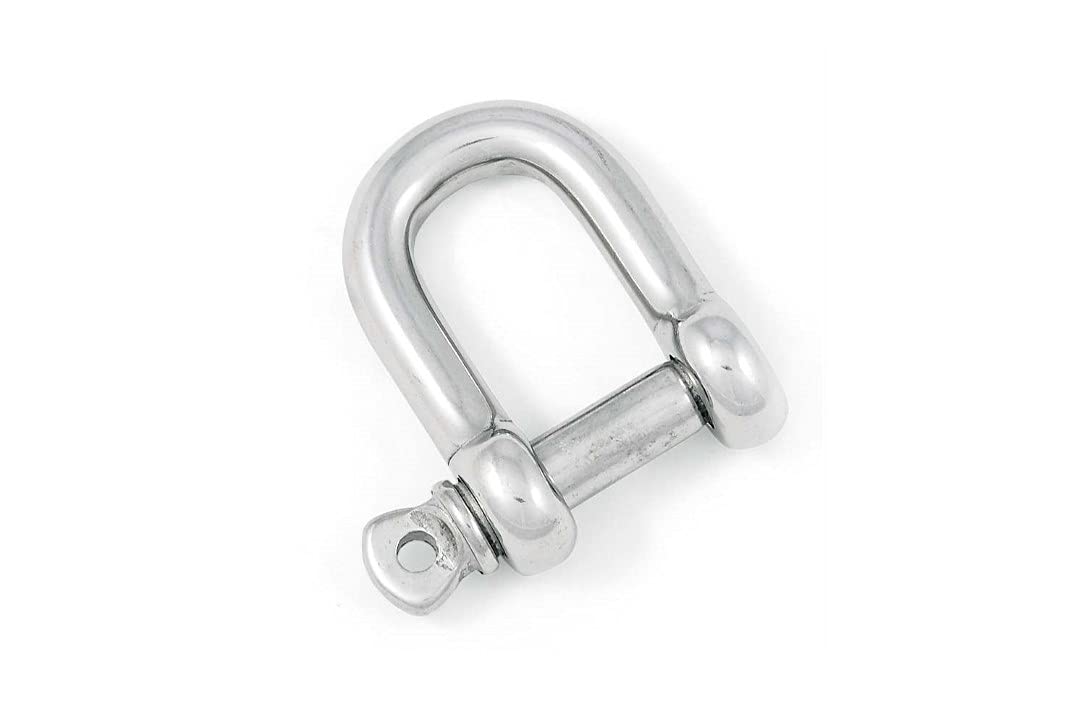 MASIDEF S.R.L. CC270811 - Grillete recto, diámetro 10 mm, acero galvanizado, 2 unidades