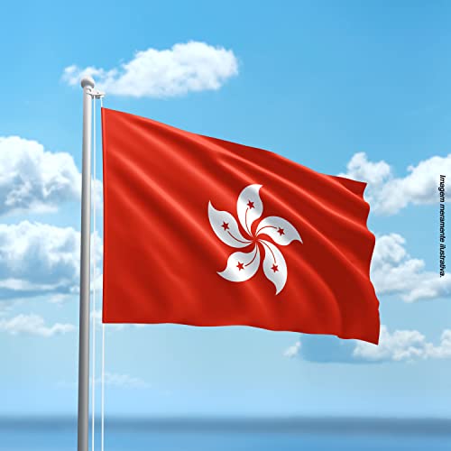 Bandeira Hong Kong 150x90 Cm Oxford Poliéster