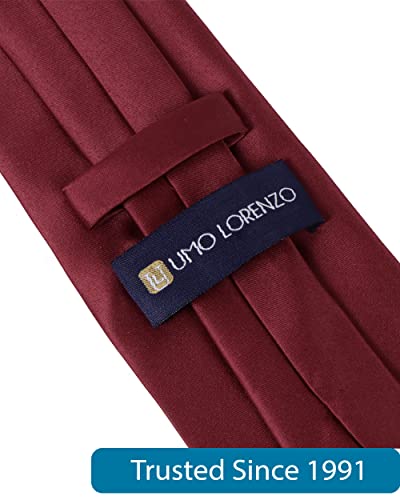 Image of boxed-gifts Clip on Ties for Men - Premium Black Solid Color Clip on Tie
