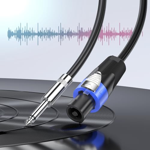 Câble Speakon vers Jack haut-parleur sonorisation scène extérieure 15m - 3