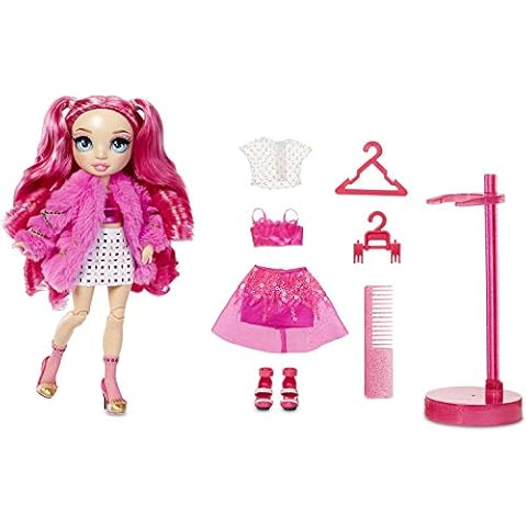 Rainbow High Fashion Doll - Stella Monroe - Pink Themed Doll With Luxury Outfits, Accessories & Fashion Doll Stand - Rainbow High Series 2 - For Girls Age 6+ Cover