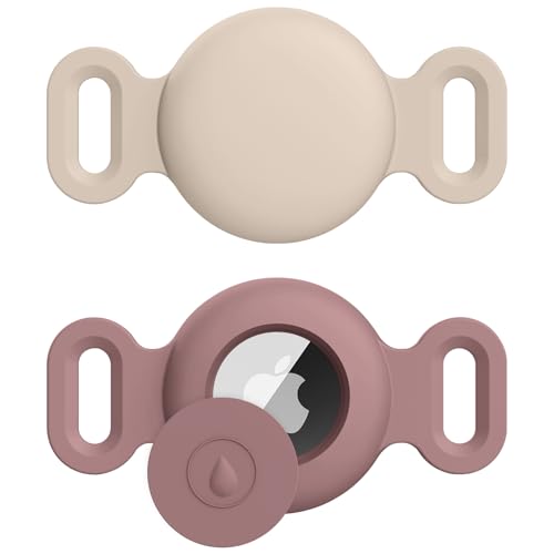 Support AirTag antichoc en silicone pour collier de chien - Accessoires de suivi étanche S