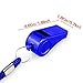 Hipat Whistle with Lanyard, 2 Packs Blue Plastic Whistles, Extra Loud Sports Whistles Great for Coach, Referee, Basketball, Lifeguard, Survival