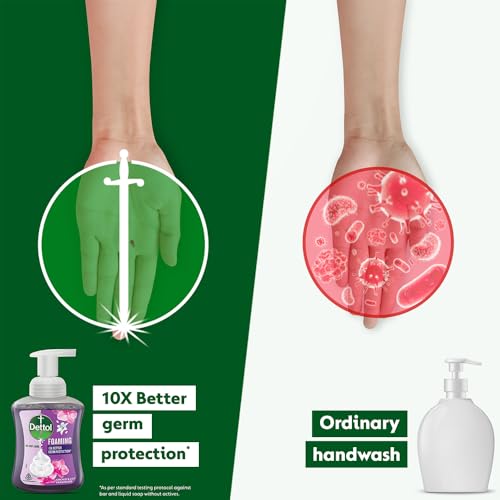 Image of Dettol Orchid & Lily Foaming Handwash Pump 250ml (Pack of 2)