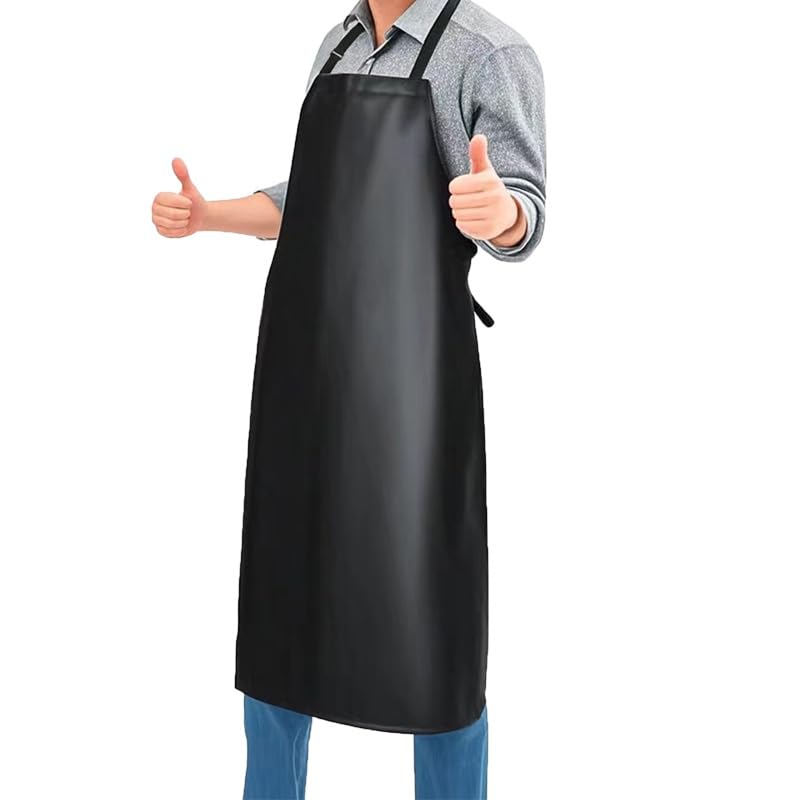 juningxin 1Pack 40in RubberVinyl Apron for Kitchen and Lab