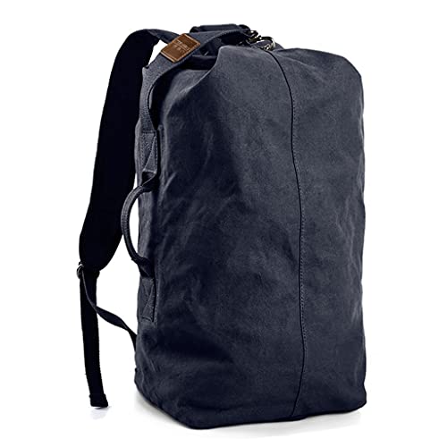 YCDJCS Laptop-Rucksäcke Outdoor Umhängetasche Wasserdichter Taktischer Rucksack Großer Sturmrucksack Für Outdoor Trekking Camping Wandern (Color : Black, Size : 24.5x20.5x50cm) Cover