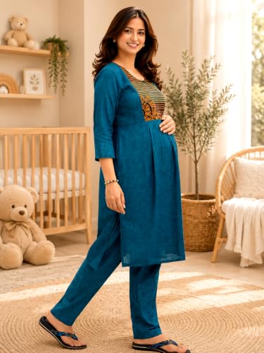 Image of RITIJYA Cotton Cord Set for Women