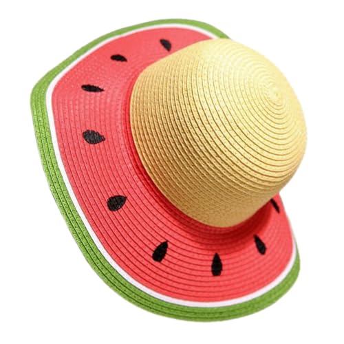 Chapeau de paille hawaïen enfant pour plage et activités