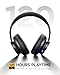 Picun B8 Bluetooth Headphones, 120H Playtime Headphone Wireless Bluetooth with 3 EQ Modes, Low Latency, Hands-Free Calls, Over Ear Headphones for Travel Home Office Cellphone PC Black