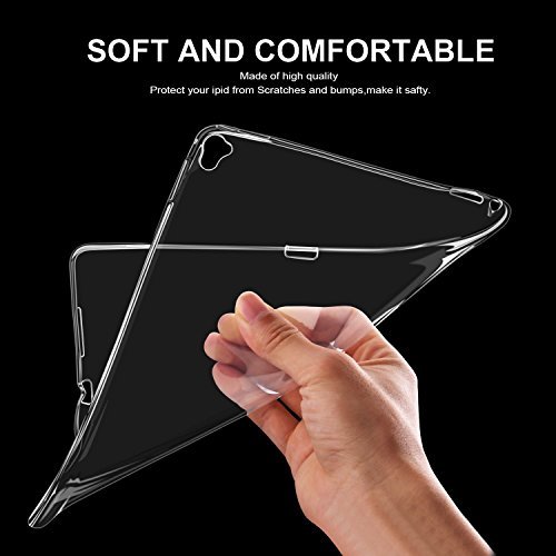 Ipad Pro 9.7 Inch Case, Asgens Transparent Slim Silicon Case Flexible Soft Tpu Shockproof Tablet Computer Case For Ipad Pro 9.7 Inch Model A1673 A1674 A1675 (2016) #TOP1