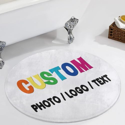Tapete redondo personalizado de coral velvet 2' miniatura 2