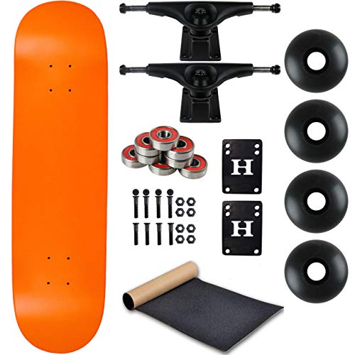 Moose Complete Skateboard Neon Orange 8.0