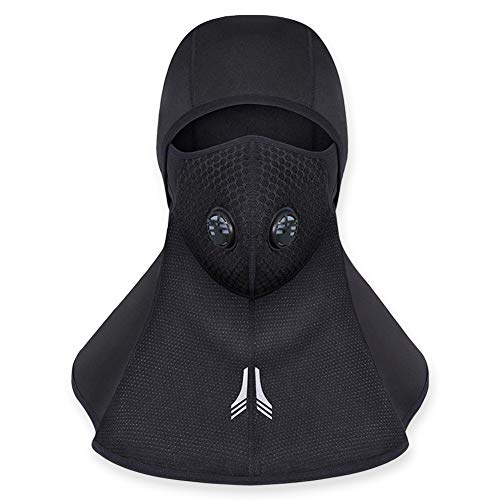 Balaclavas Full Face Mask with Filter, Wind-Resistant Winter Warm Mask for Men &Women, Windproof Ski Mask Cold Weather Face Mask for Skiing Snowboarding Motorcycling Running Fishing Mask
