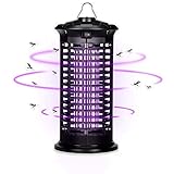 se puede usar en cualquier habitación: ya sea en casa, en oficinas, talleres, tiendas, restaurantes, hoteles, etc.), simplemente conecte al 220- Socket de 240 V para la operación de la red. El efecto más efectivo de la luz de insectos cuando coloca la lámpara en aprox. 1.80 m. Este nuevo modelo es perfecto para barbacoas, fiestas de jardín y en cualquier lugar que los insectos molestos perturben los asientos cómodos, seguros y libres de productos químicos: los insectos se sienten atraídos y asesinados con las rejillas metálicas de alta tensión, dejando su hogar libre de aerosoles químicos. Un tejido de malla lo protege a usted y a su familia del contacto accidental con el suministro de red. No tóxico, no raditivo, verde y seguro para las personas, especialmente para bebés y mujeres embarazadas, fácil de usar: mucho más fácil que una raqueta de tenis portátil. No hay debe para los hombres. Simplemente enchufe en el zócalo y trabaja inmediatamente para eliminar errores