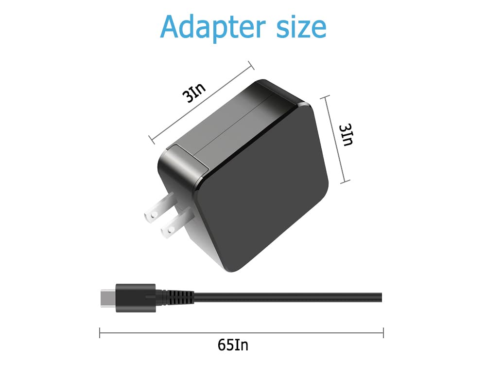 Amazon.com: 65W USB Type-C Charger Compatible with Toshiba PA5279U