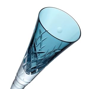 Waterford winter wonders flute holly 59oz blue  urban country home decor