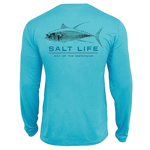 Salt Life Boys' Deep Ventures Youth Long Sleeve Performance Fit Shirt - Main Image
