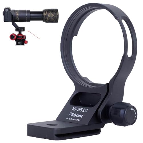 Support de trépied Fuji XF 55-200mm en alliage usiné avec plateau Arca-Swiss