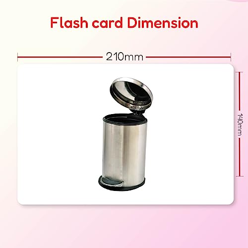 Image of Hungry Brain Things in My Home Flash Cards for Toddlers & Kids | Montessori Early Learning Cards for Babies | Educational Toy for Ages 3 Months to 6 Years | Fun Preschool Activity & Gift