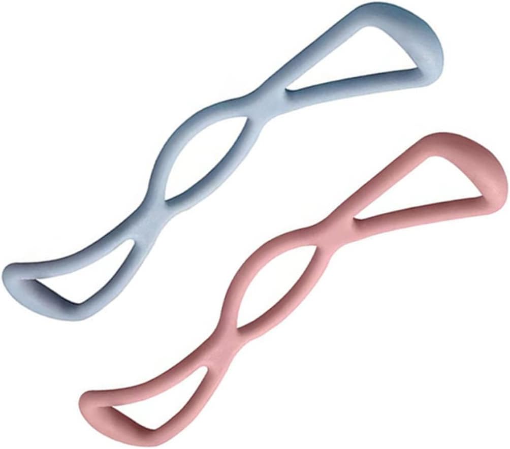 Luxshiny 2PCS Yoga Fitness Pulling Rope for Bodybuilding and Weight Training Compact Elastic Resistance Bands for Arm Leg and Hip Toning Portable Workout Stretch Strap Kit