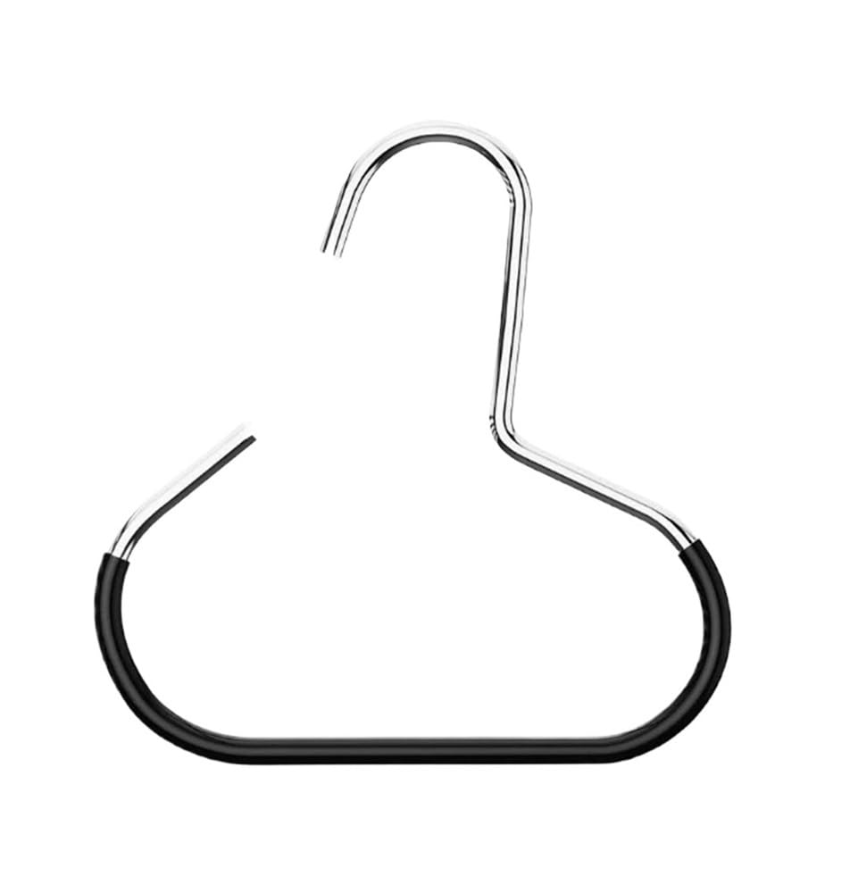 5PC Ring Hat Rack Clothes Hanger Multifunctional Household Storage Gadget For Scarves And Shawls(Black)