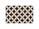 Granitec Alfombra de Vinil. CREA una decoración Moderna, única y con Mucha Personalidad. Son Muy Resistentes, antialérgicas, Antideslizantes, ignífugas e Impermeables. Medidas: 45x67x0,2cm