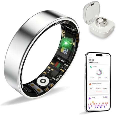 New Smart Ring Health Tracker for Women & Men, Sleep Exercise Hea...