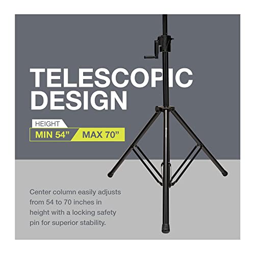 Knox Gear KN-SSSHC Speaker Tripod, Adjustable Speaker Stand Crank 4.5 To 6 Foot Tall thumb #3