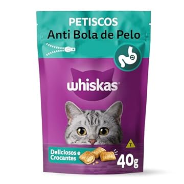 whiskas Petisco Whiskas Anti Bola De Pelo Para Gatos Adultos 40 G