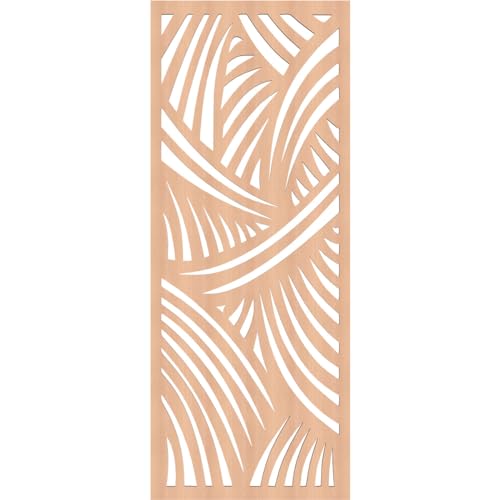 Image of Chester Decorative Pierced Fretwork Wood Wall Panels, 19 3 /8 inchW x 49 3 /8 inchH x 3 /8 inchT, Alder