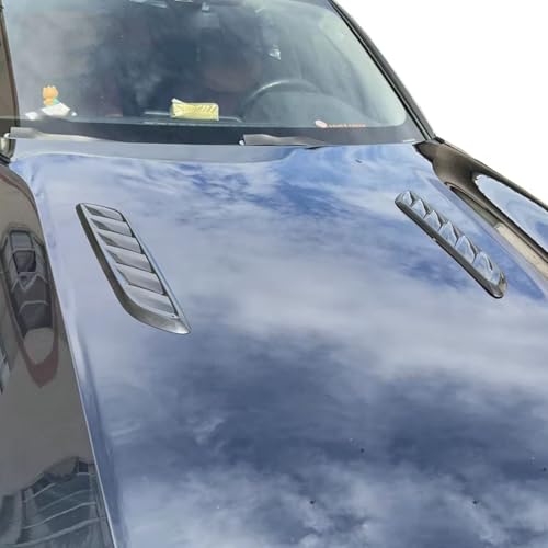 Grille d'aération décorative de capot en carbone pour VW Passat B6 et Golf - 5