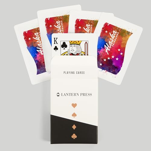 Baraja Fairbanks Alaska Acuarela 52 Cartas Poker miniatura 6
