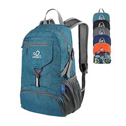 WATERFLY Ultraleicht Faltbar Klein Rucksack: 20L Leicht Packable Wanderrucksack Tagesrucksack Trekkingrucksack Outdoor Sportlich Backpack Travel Daypack für Herren Damen