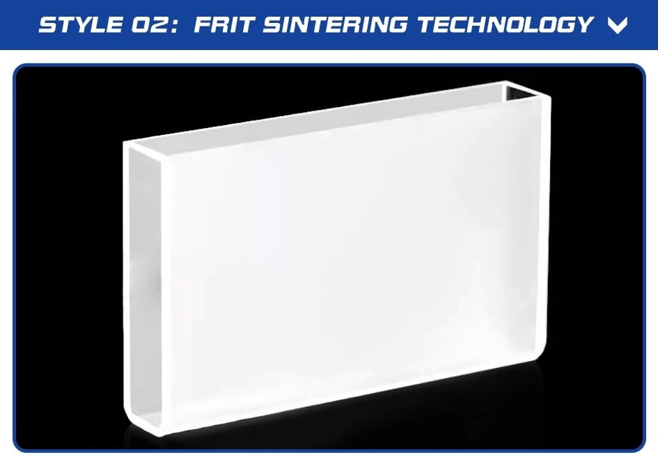 Cubeta de cuarzo estándar de 70 mm, 24,5 ml - Celda de cuarzo for espectrofotómetro UV-Vis(Frit sintering)