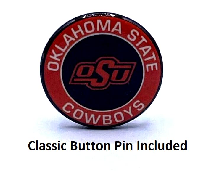 Gorra ajustable con logo de Oklahoma State miniatura 4
