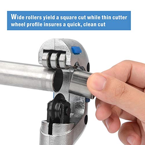 Icrimp Copper Tubing Cutter, 3/16-Inch To 1-1/4-Inch Tube Cutter, For Stainless Steel, Csst Tubing Cutter With 2 Pack Replacement Blades #TOP3