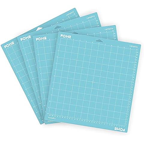 Cutting Mat for Cricut, FOME 4PCS Light Grip Cutting Mat 12x12 inch Light Adhesive Sticky Quilting Replacement Cut Mats for Cricut Maker 3/Maker/Explore 3/Air 2/Air/One Cover