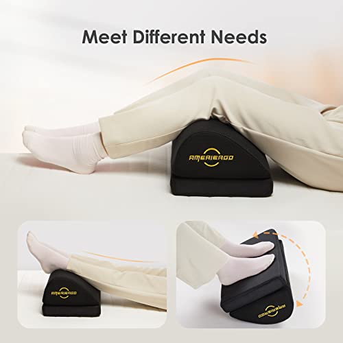 Ameriergo Adjustable Foot Rest - Office Under Desk Foot Rest With 2 Adjustable Heights, Ergonomic Foot Rest With Non-Slip Bottom, Foot Rest Cushion With Mesh Breathable Washable Cover-Aefr4 #TOP4